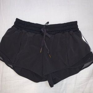 Black lululemon shorts! COMFY